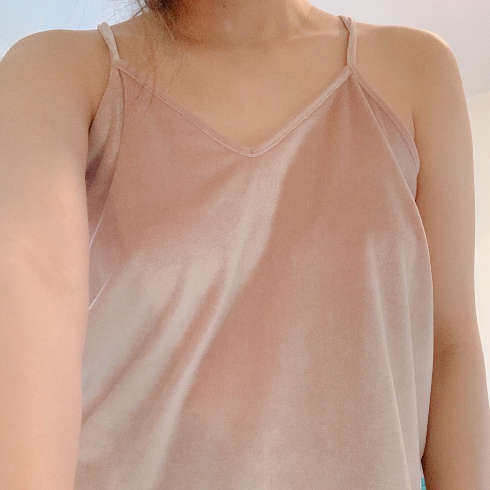 Madewell velvet tank